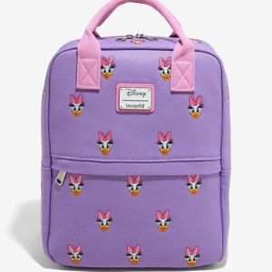 Loungefly Lavender Daisy Duck Mini Backpack with Pink Accents
